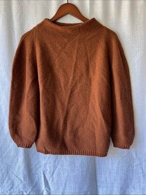 The Reset Rust Brown Knit Sweater